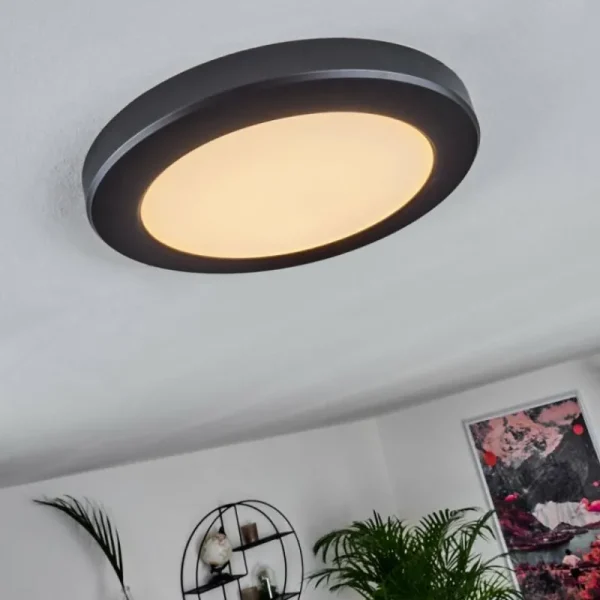 hofstein Panneau LED Canditas Noir, 1 lumière* Lampes Modernes
