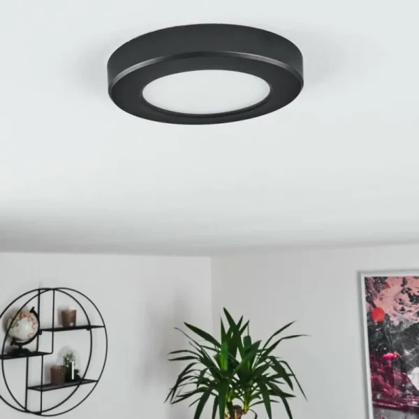 hofstein Panneau LED Canditas Noir, 1 lumière* Lampes Modernes