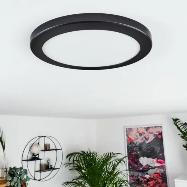 hofstein Panneau LED Canditas Noir, 1 lumière* Lampes Modernes