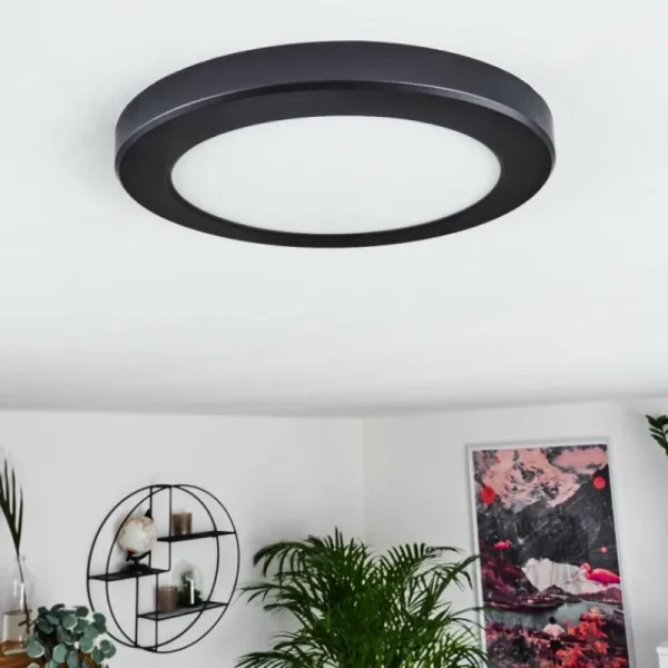 hofstein Panneau LED Canditas Noir, 1 lumière* Lampes Modernes