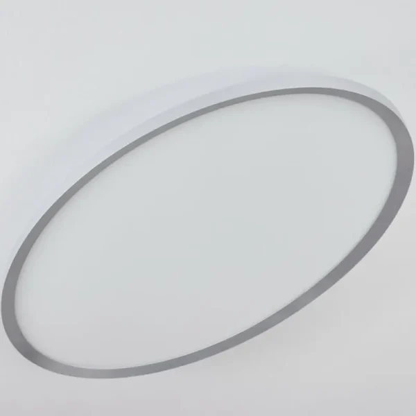 hofstein Panneau LED Kombito Argenté, Blanc, 1 lumière, Télécommandes* Lampes Modernes