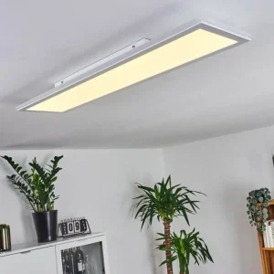 hofstein Panneau LED Mota Blanc, 1 lumière, Télécommandes, Changeur de couleurs* Lampes Modernes