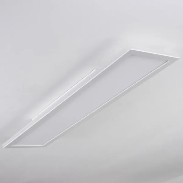 hofstein Panneau LED Mota Blanc, 1 lumière, Télécommandes, Changeur de couleurs* Lampes Modernes