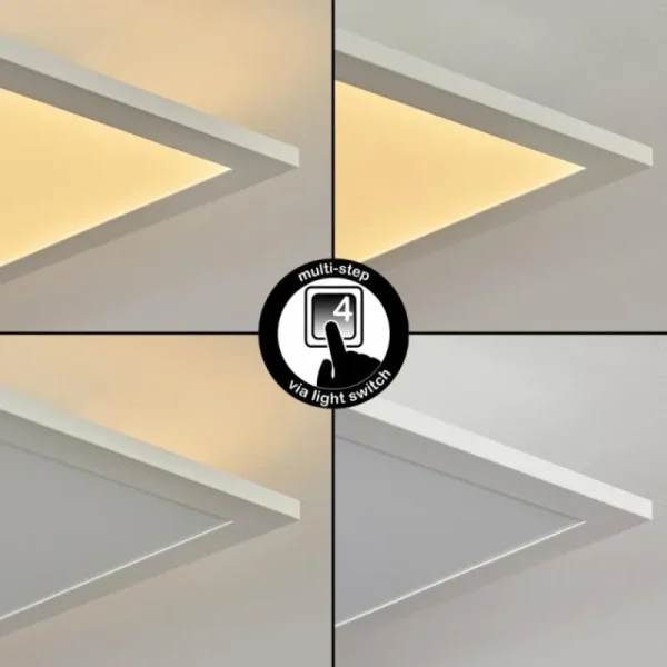 hofstein Panneau LED Nexo Blanc, 2 lumières* Lampes Modernes