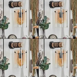 hofstein Parane Applique murale Écru, Noir, 1 lumière* Lampes Modernes