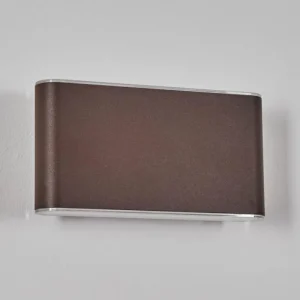 hofstein Paranhas Lampe murale d´extérieur, Luminaire de salle de bain, Luminaire Up & Down, Applique murale Rouille, 1 lumière* Lampes Modernes