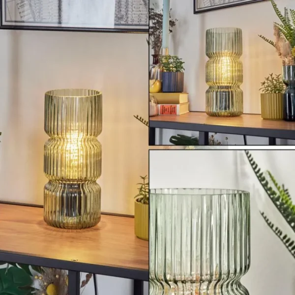 hofstein Penteado Lampe à poser Noir, 1 lumière* Lampes En Verre