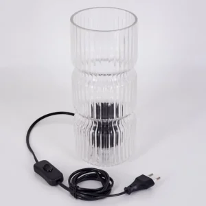 hofstein Penteado Lampe à poser Noir, 1 lumière* Lampes En Verre