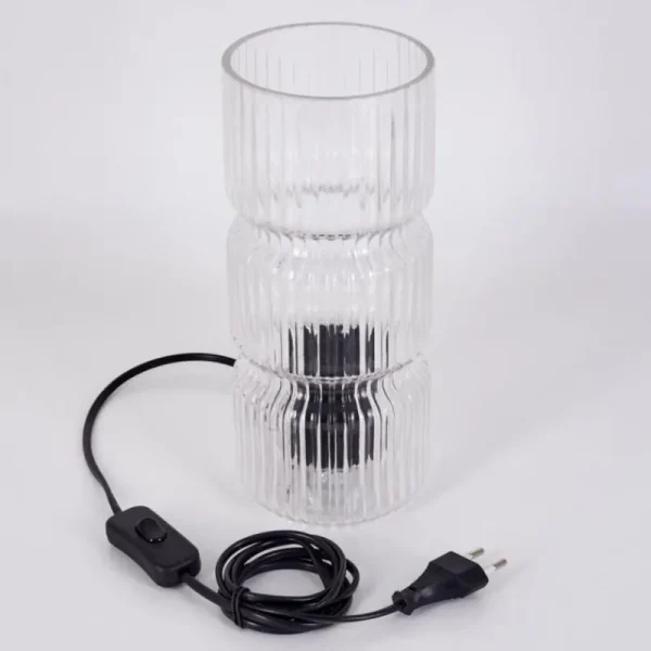 hofstein Penteado Lampe à poser Noir, 1 lumière* Lampes En Verre
