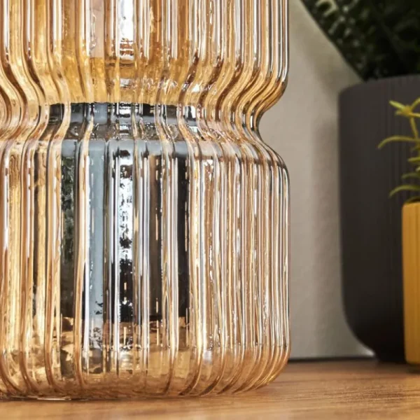 hofstein Penteado Lampe à poser Noir, 1 lumière* Lampes En Verre