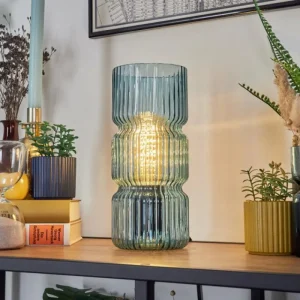 hofstein Penteado Lampe à poser Noir, 1 lumière* Lampes En Verre