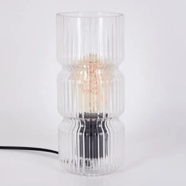 hofstein Penteado Lampe à poser Noir, 1 lumière* Lampes En Verre