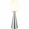 Luminaires Globo Lighting Pinapl Lampe à poser Nickel mat, 1 lumière* Lampes En Verre