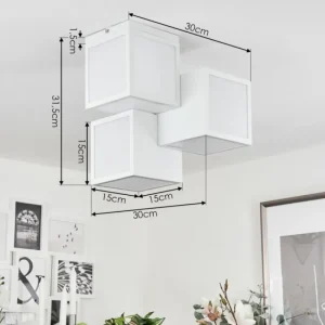 hofstein Plafonnier Allonville LED Blanc, 1 lumière* Lampes Modernes