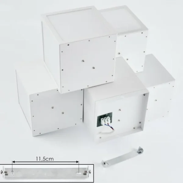 hofstein Plafonnier Allonville LED Blanc, 1 lumière* Lampes Modernes