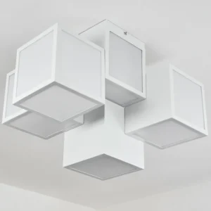 hofstein Plafonnier Allonville LED Blanc, 1 lumière* Lampes Modernes