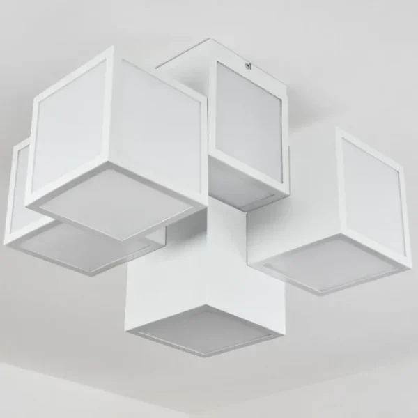 hofstein Plafonnier Allonville LED Blanc, 1 lumière* Lampes Modernes