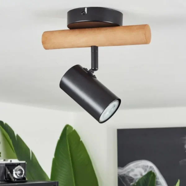 hofstein Plafonnier Arbrentin Écru, Noir, 1 lumière* Lampes Modernes