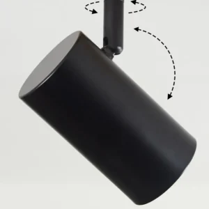 hofstein Plafonnier Arbrentin Écru, Noir, 4 lumières* Lampes Modernes