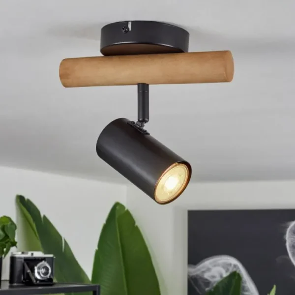 hofstein Plafonnier Arbrentin Écru, Noir, 1 lumière* Lampes Modernes