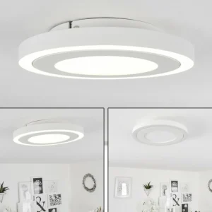 hofstein Plafonnier Audrieu LED Blanc, 2 lumières* Lampes Modernes