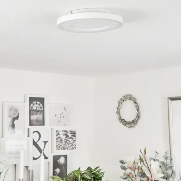 hofstein Plafonnier Audrieu LED Blanc, 2 lumières* Lampes Modernes