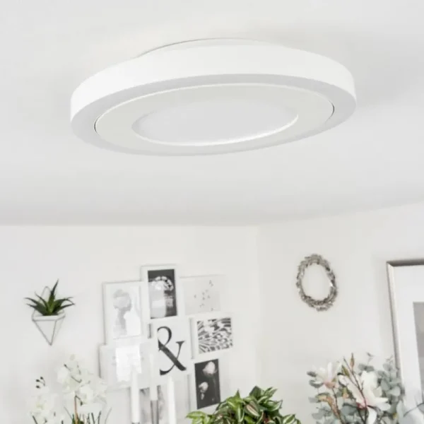 hofstein Plafonnier Audrieu LED Blanc, 2 lumières* Lampes Modernes
