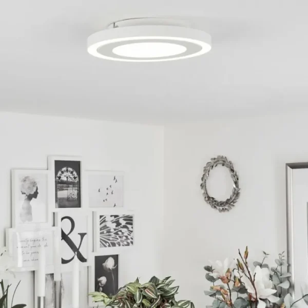 hofstein Plafonnier Audrieu LED Blanc, 2 lumières* Lampes Modernes
