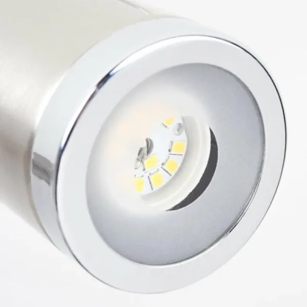 hofstein Plafonnier Autilla LED Nickel mat, Blanc, 2 lumières* Lampes Modernes