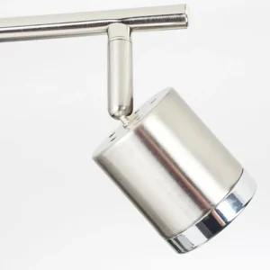 hofstein Plafonnier Autilla LED Nickel mat, 4 lumières* Lampes Modernes