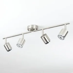 hofstein Plafonnier Autilla LED Nickel mat, 4 lumières* Lampes Modernes
