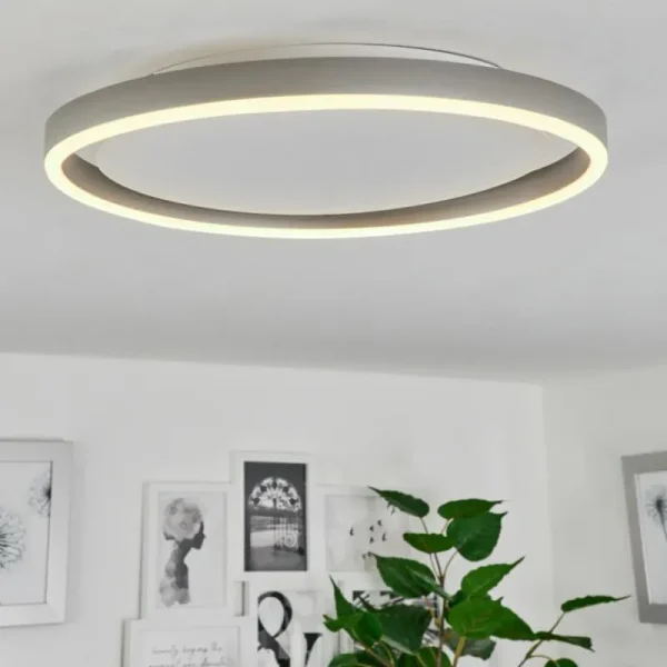 hofstein Plafonnier Barril LED Aluminium, 1 lumière* Lampes Modernes