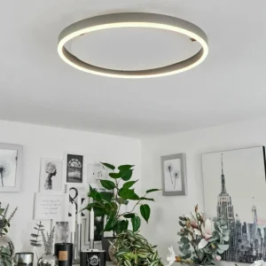 hofstein Plafonnier Barril LED Aluminium, 1 lumière* Lampes Modernes