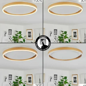 hofstein Plafonnier Barril LED Blanc, 1 lumière* Lampes Modernes