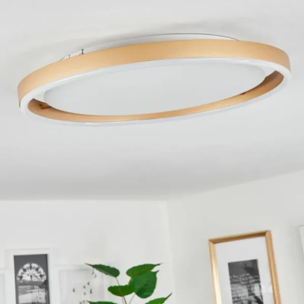 hofstein Plafonnier Barril LED Blanc, 1 lumière* Lampes Modernes