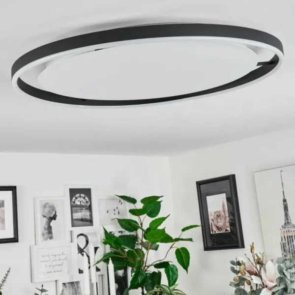 hofstein Plafonnier Barril LED Blanc, 1 lumière* Lampes Modernes