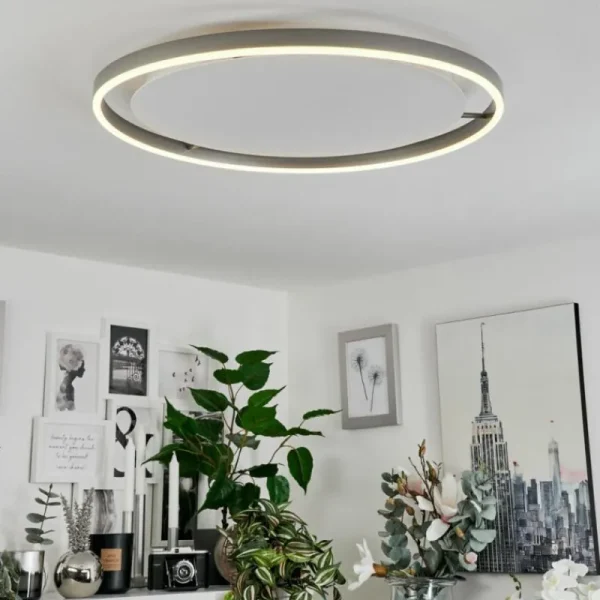 hofstein Plafonnier Barril LED Blanc, 1 lumière* Lampes Modernes