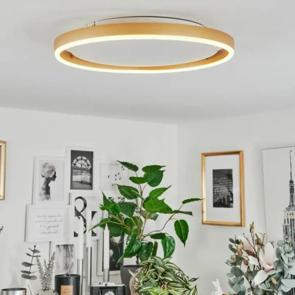 hofstein Plafonnier Barril LED Blanc, 1 lumière* Lampes Modernes