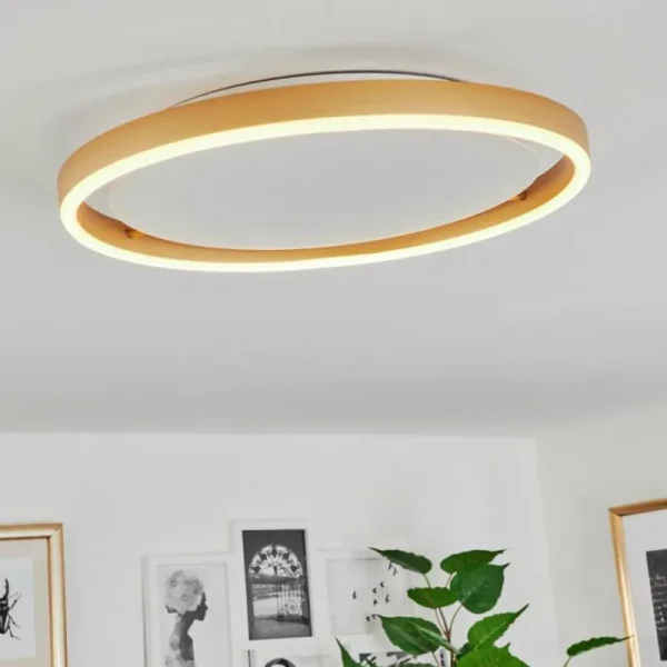 hofstein Plafonnier Barril LED Blanc, 1 lumière* Lampes Modernes