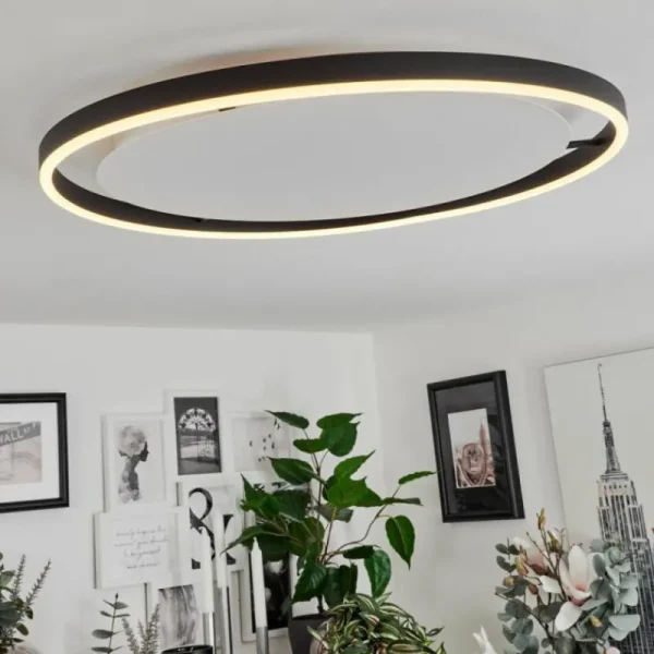 hofstein Plafonnier Barril LED Blanc, 1 lumière* Lampes Modernes