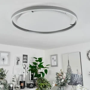 hofstein Plafonnier Barril LED Blanc, 1 lumière* Lampes Modernes