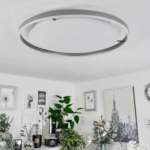 hofstein Plafonnier Barril LED Blanc, 1 lumière* Lampes Modernes