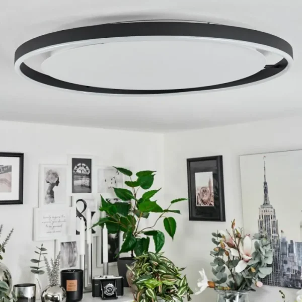 hofstein Plafonnier Barril LED Blanc, 1 lumière* Lampes Modernes