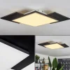 hofstein Plafonnier Barullu LED Bois clair, Noir, Blanc, 1 lumière* Lampes Modernes