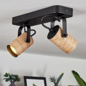 hofstein Plafonnier Beleco Écru, Noir, 2 lumières* Lampes Modernes