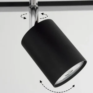 hofstein Plafonnier Boim LED Noir, 3 lumières* Lampes Modernes