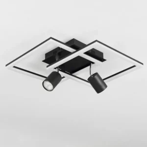 hofstein Plafonnier Boim LED Noir, 3 lumières* Lampes Modernes