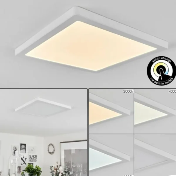 hofstein Plafonnier Canditas LED Blanc, 1 lumière* Lampes Modernes