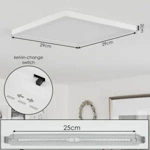 hofstein Plafonnier Canditas LED Blanc, 1 lumière* Lampes Modernes