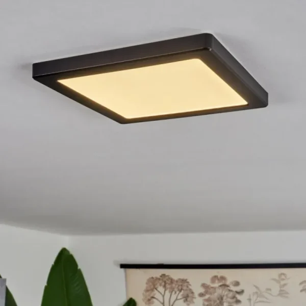 hofstein Plafonnier Canditas LED Noir, 1 lumière* Lampes Modernes